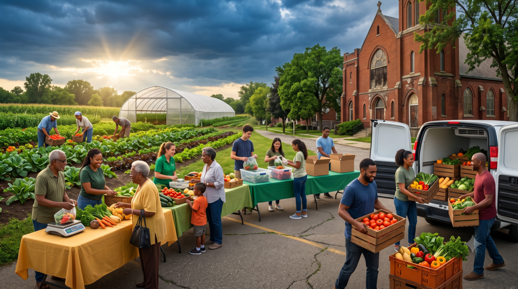 Why Phoenix Community Farm’s 26,000 Pounds Of Donated Produce Matters For Detroit Food Access Planning