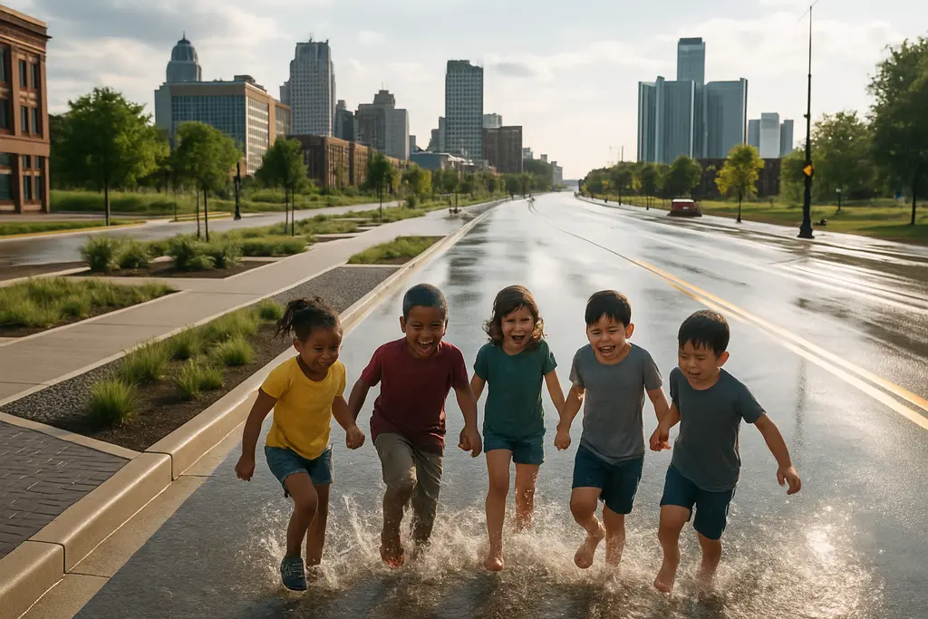 Detroit Stormwater Project Cuts Flood Risk